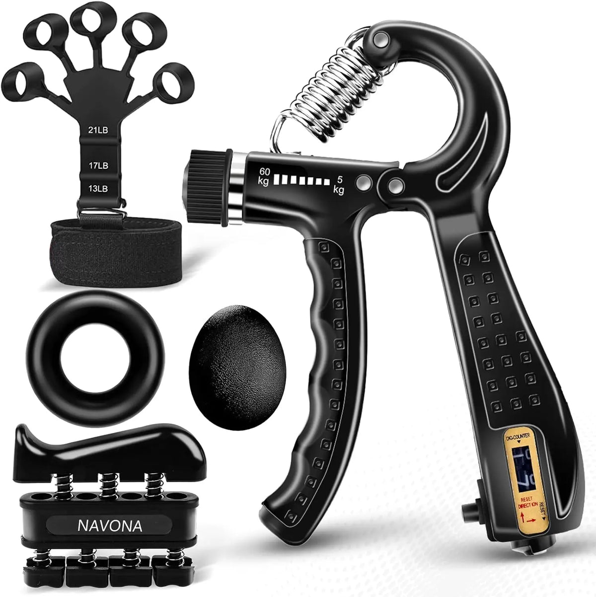 Premium Grip Strength Trainer Kit